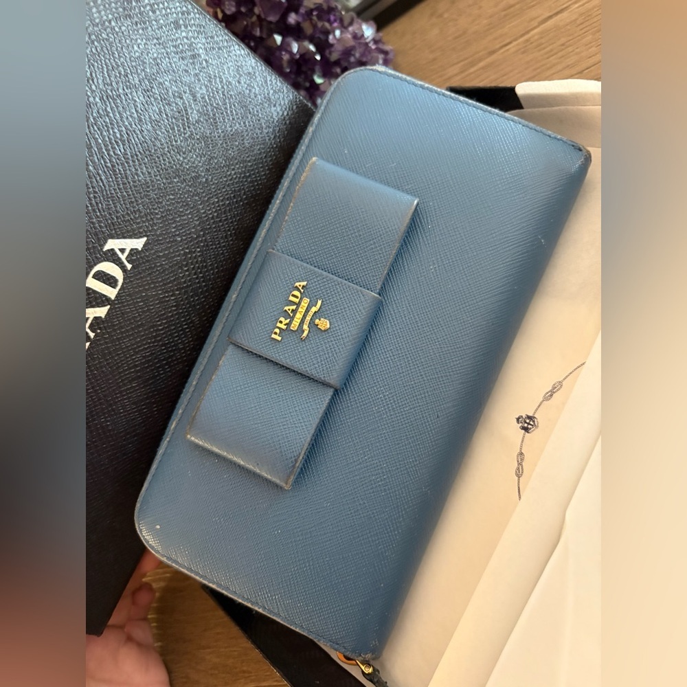 Prada Saffiano Ribbon Wallet FINAL PRICE